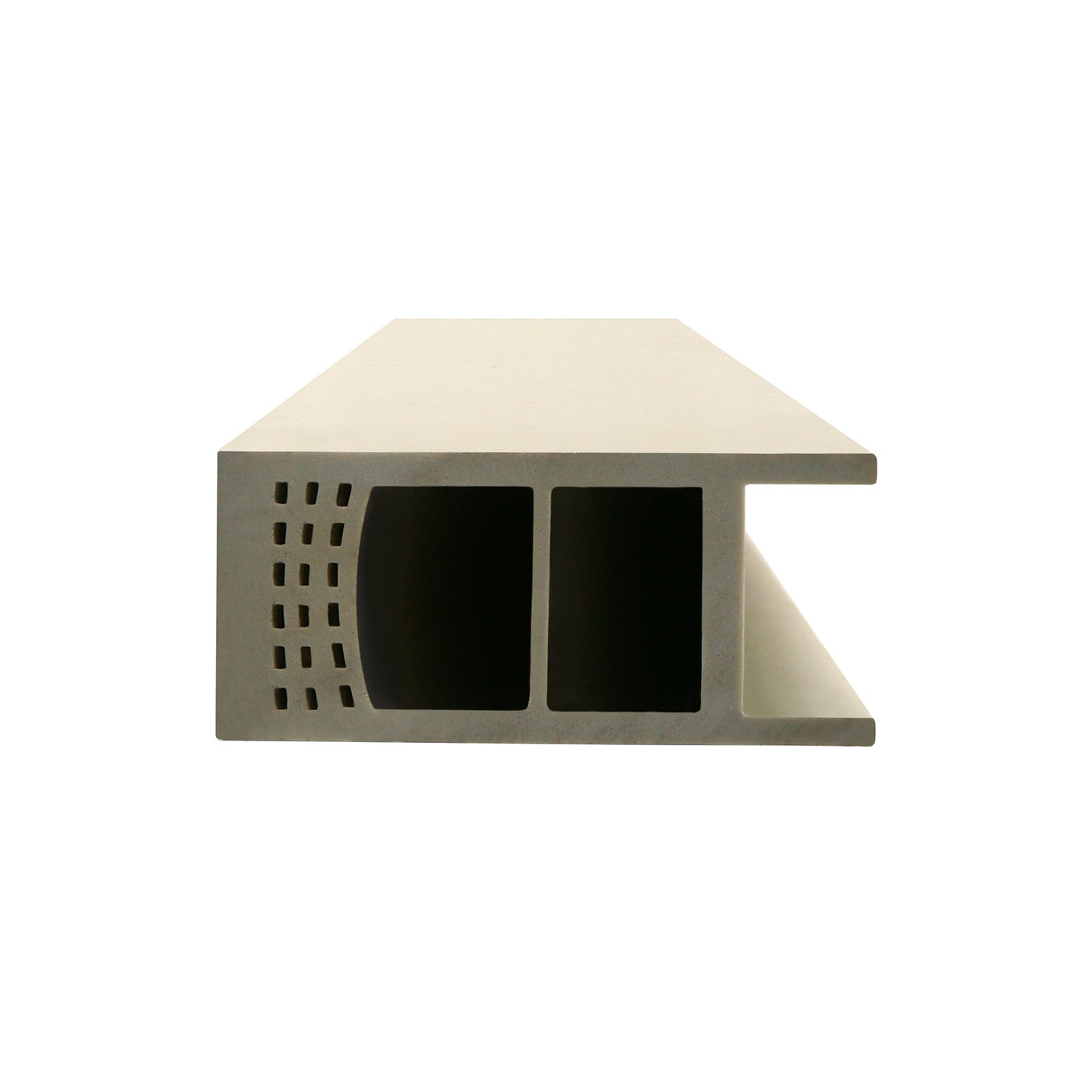 Borde de panel de puerta WPC de 100 mm x 45 mm, apto para panel de puerta de 35 mm