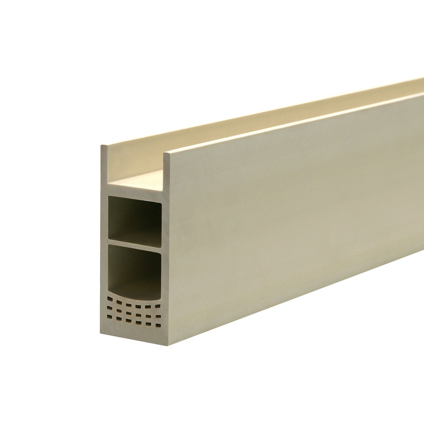 Borde de panel de puerta WPC de 100 mm x 45 mm, apto para panel de puerta de 35 mm