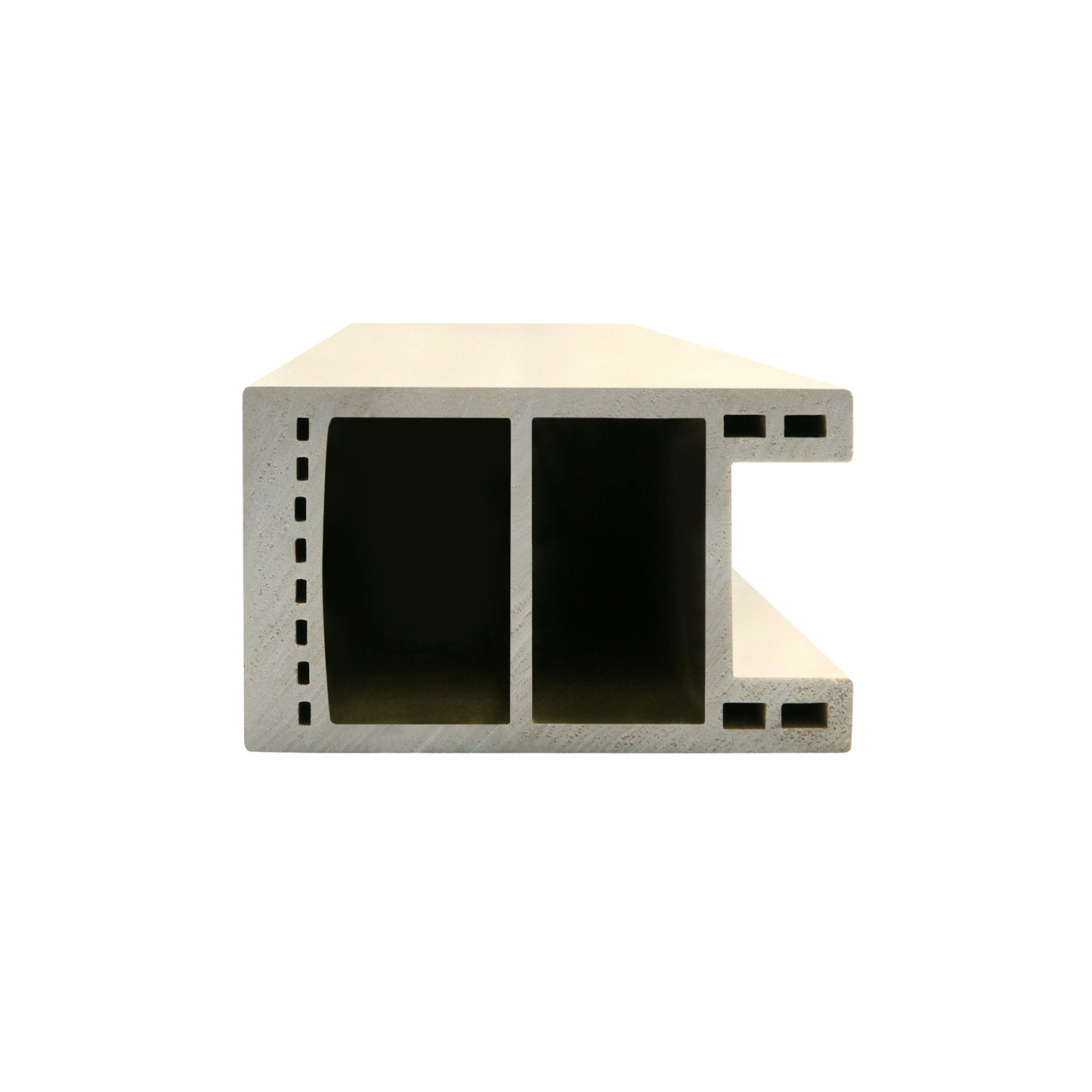 Borde de panel de puerta WPC de 100 mm x 60 mm, apto para panel de puerta de 45 mm
