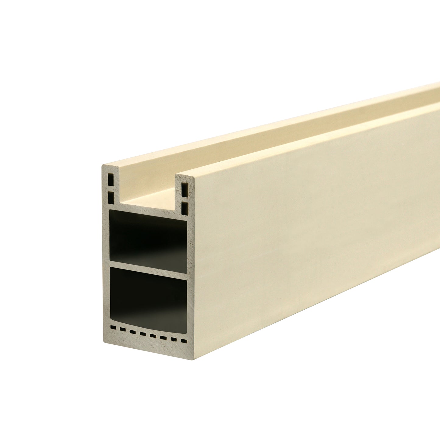 Borde de panel de puerta WPC de 100 mm x 60 mm, apto para panel de puerta de 45 mm