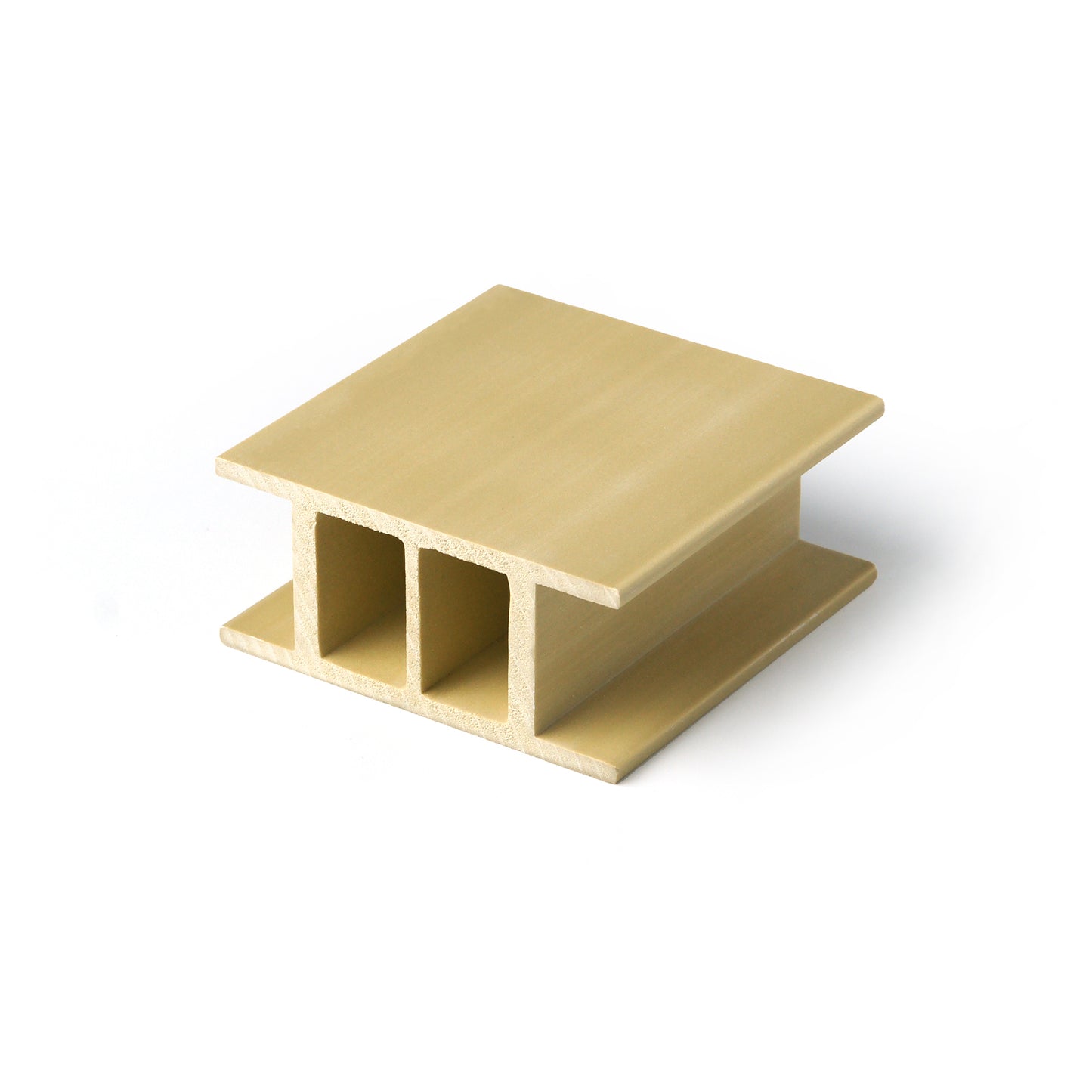 Borde de panel de puerta de WPC de 100 mm x 45 mm, puente de riel intermedio