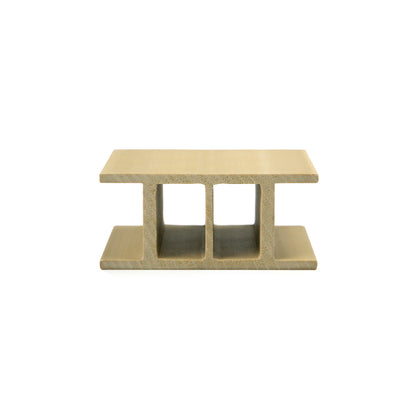 WPC Door Panel Edge 100mm x 45mm Middle Rail Bridge