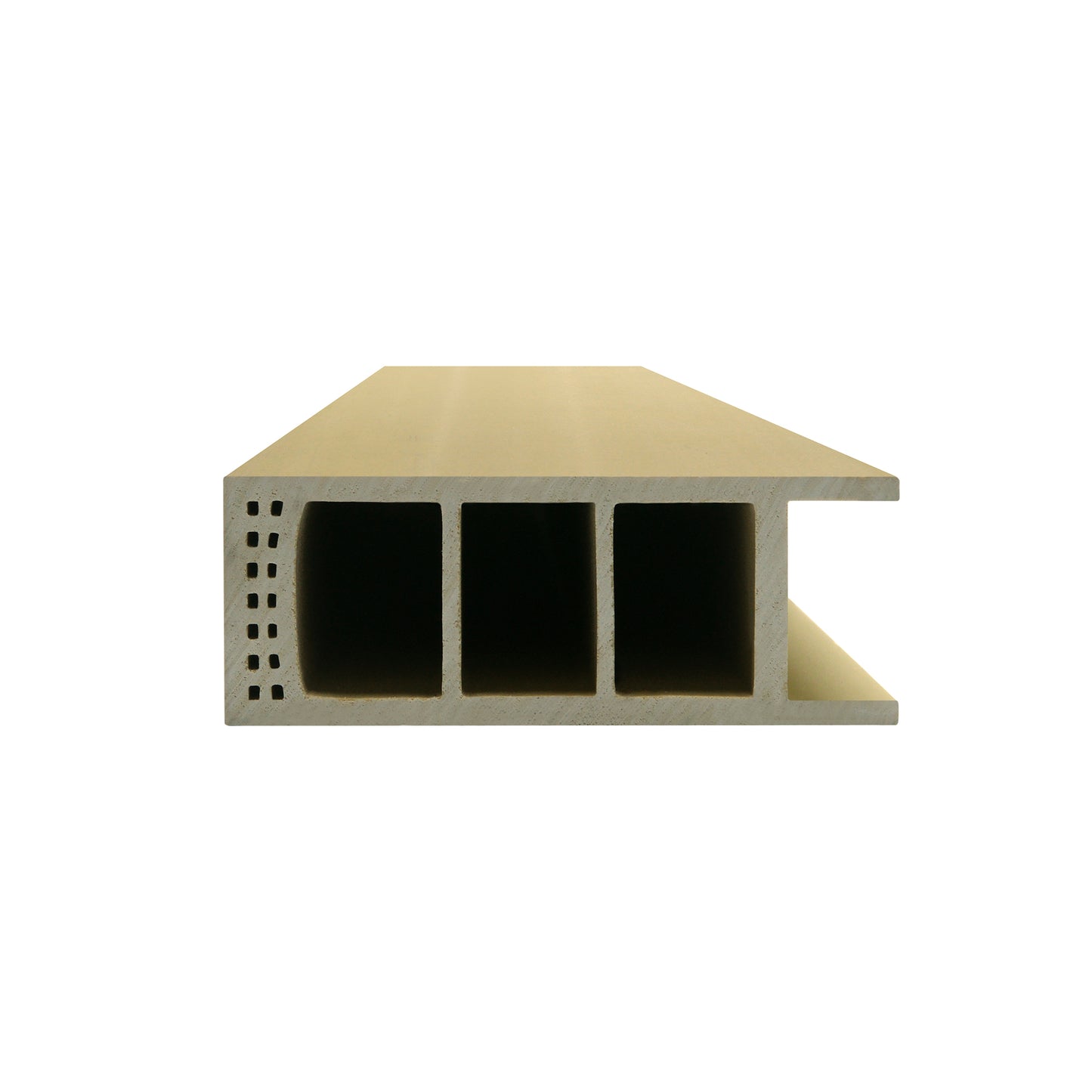 Borde de panel de puerta WPC de 120 mm x 45 mm, apto para panel de puerta de 35 mm