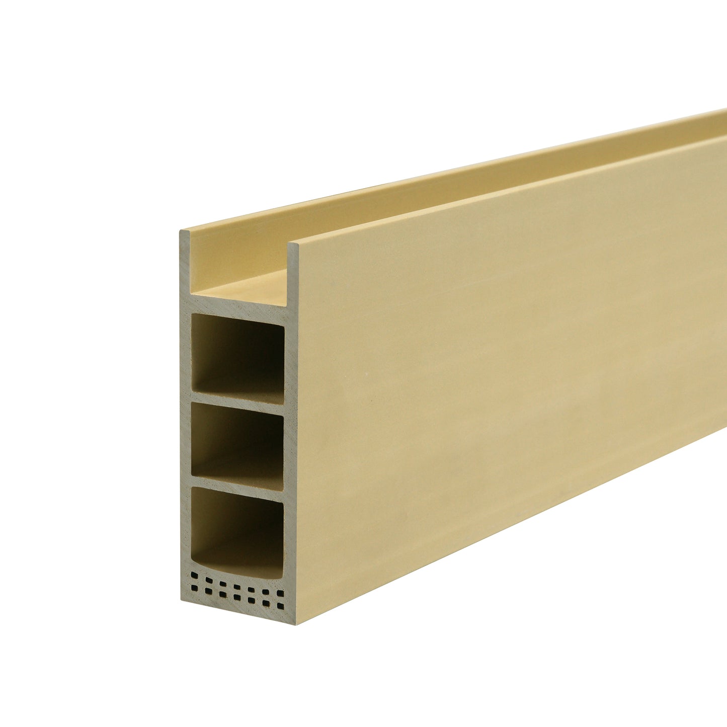 Borde de panel de puerta WPC de 120 mm x 45 mm, apto para panel de puerta de 35 mm
